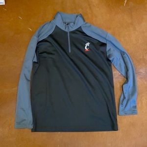 MENS LARGE UC QUARTER ZIP